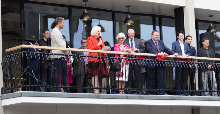 Mark Bretton, Chair, Hertfordshire Local Enterprise Partnership, and Chair, LEP Network, was among the dignitaries attending the opening of Co-Space, part-funded by the LEP