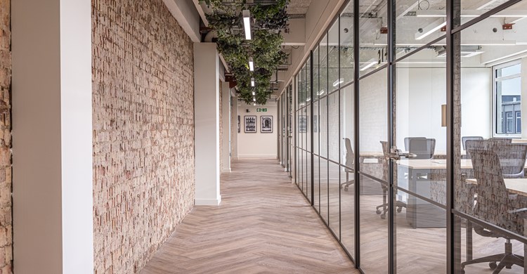 Inside of Co-Space Stevenage